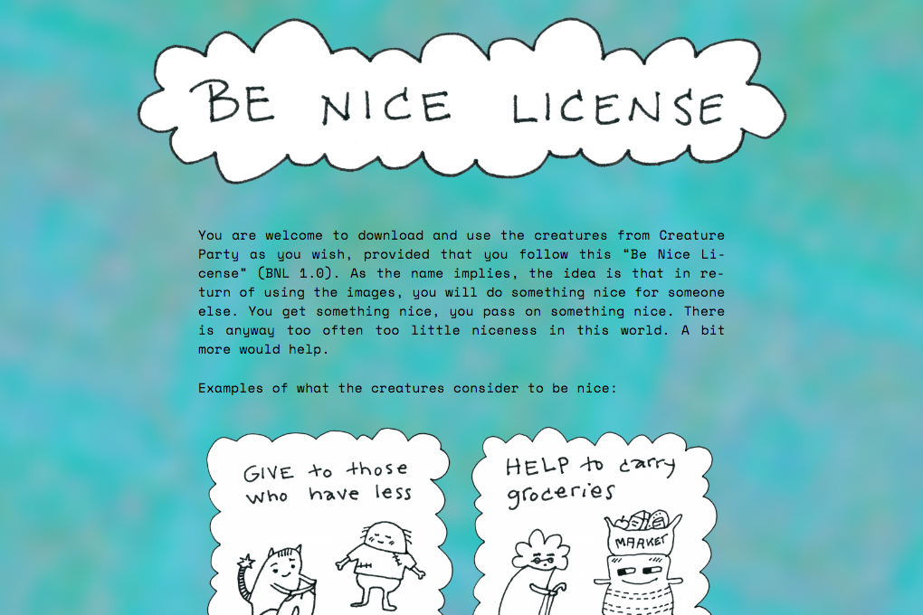 Be Nice License