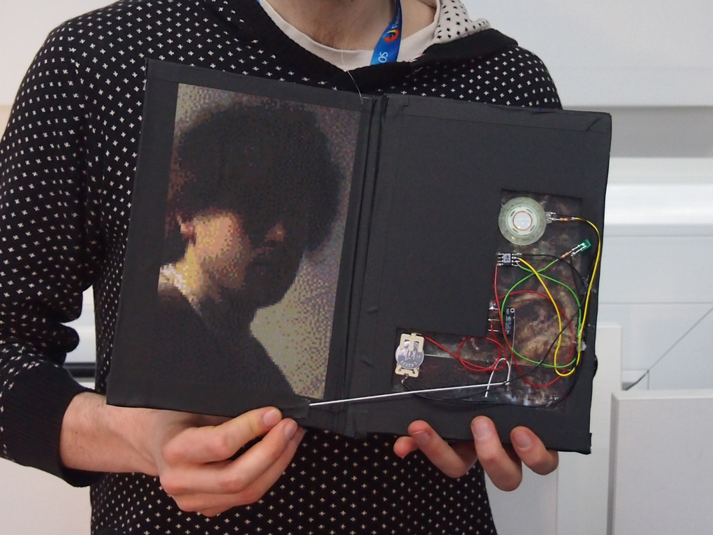 Finished melody card