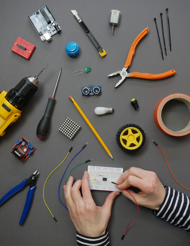 A collection of tools and materials