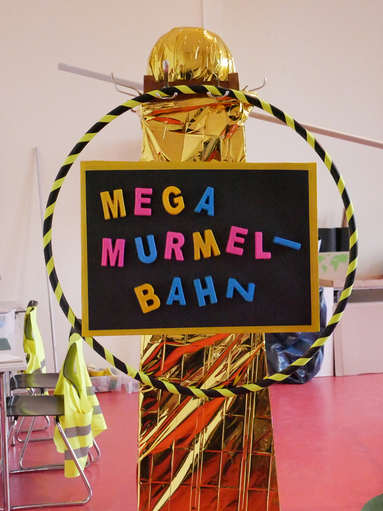 Megamurmelbahn sign