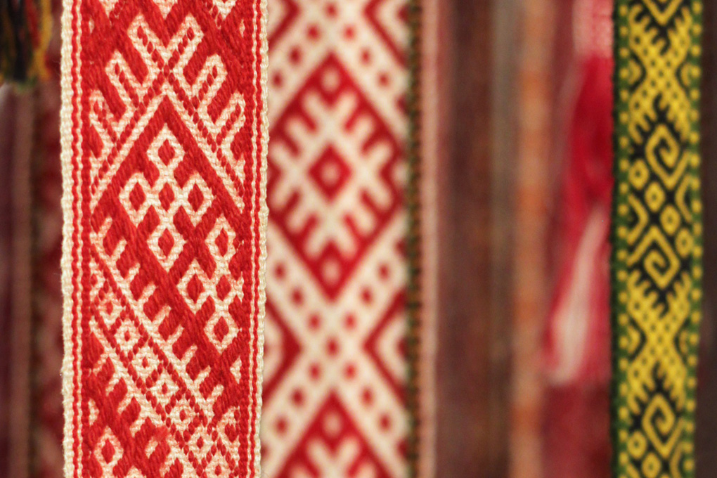 Belts in an exhibition